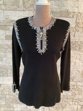 Berek 2 by Takako Sakon Vintage Embellished Sweater